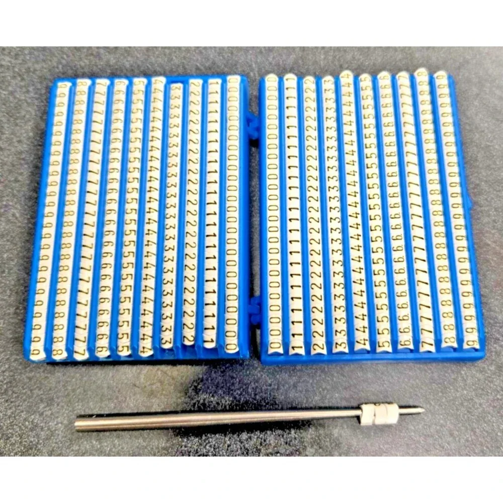 EZ Code Pocket Pack Wire Markers SMMDT 196-9-0-9  Dispenser with 500 White SMS19